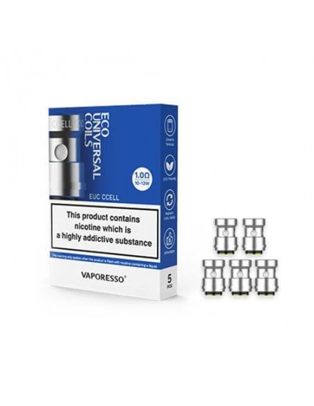 Vaporesso EUC Ccell Coil 1 Ohm (Pack 5)