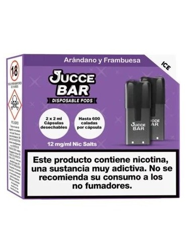 Jucce Bar Arándanos y Frambuesa 12mg