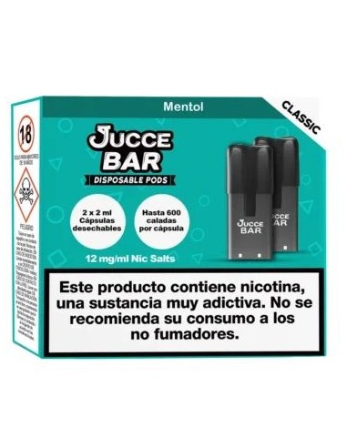 Jucce Bar Mentol Verde 12mg