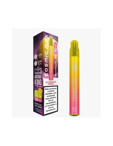 Aroma King Cosmic Max Lychee Passio Fruit Orange 20mg  999 Puffsss