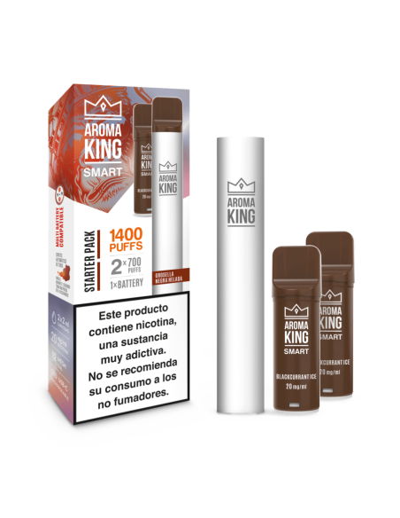 Aroma King Starter Pack Grosella Negra Helada X2 Capsulas 20mg