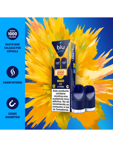 Myblu® Blu Pod Mango Ice 2000