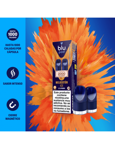 Myblu® Blu Pod Melocoton Ice 2000