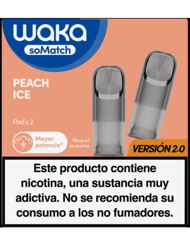 Waka soMatch Mini Pod Peach Ice 18mg 2u.